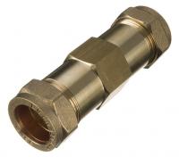 Brass Compression Burst Repair Coupling - 22mm